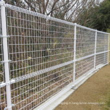 clôture en mailles à double boucle ornementale